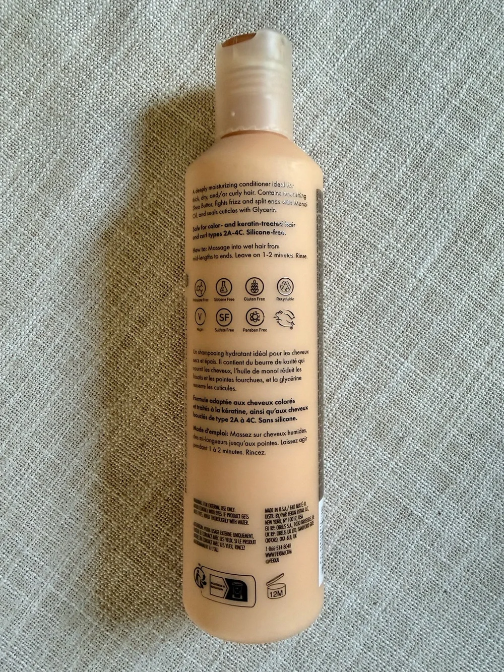 New FEKKAI Shea Butter Intense Moisture Conditioner 8.5 fl.oz.